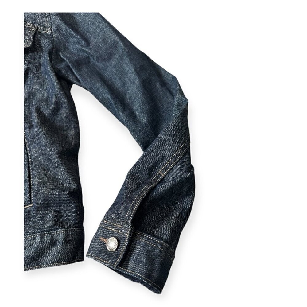 GAP Limited Edition Blue Denim Jean Jacket, Size L - Picture 10 of 12